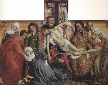 Rogier van der Weyden The Descent from the Cross (nn03) France oil painting art
